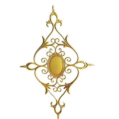 Dekorieren von Türen oder Fenstern mit 7 mm Durchmesser Georgian Bar und Gold Blumenform Tube