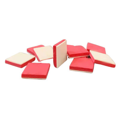 Klebstoffglas-Kork-Spacer-Trennpolster im modernen Design-Stil für Gelb/Rot/Schwarz