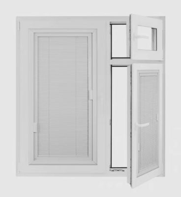 Silber/Gold/Anpassung Kabellose Fensterblenden für Wohnzimmer