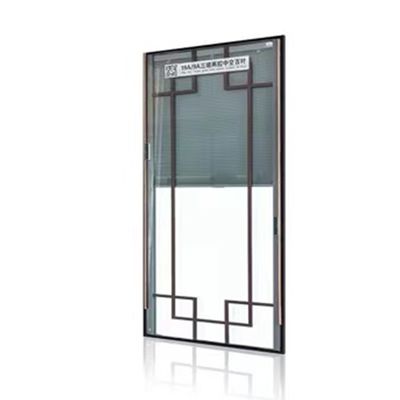 Weißes Aluminium-Minetall-Doppelverglasungsplatten mit integrierten Jalousien für Fenster und Türen